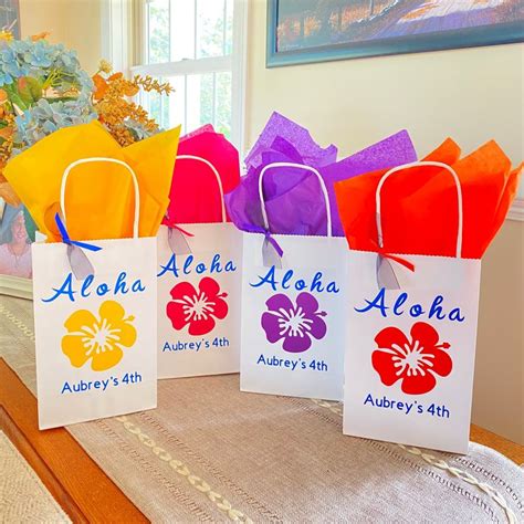 hawaiian party gift bags|hawaiian gift bags 2024.